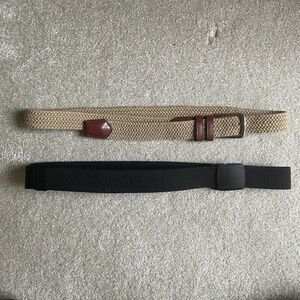 Men’s Adjustable Belts, two